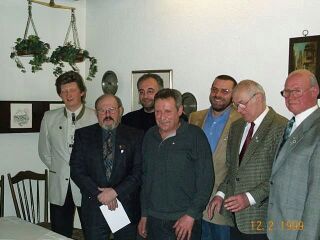 Mitgliederversammlung RV92 Schweinfurt Ehrung 2001