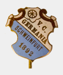 Vereinsnadel Velociped Club Germania 1892