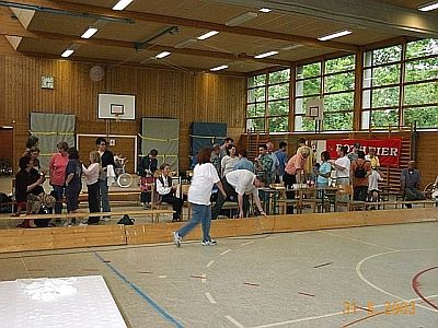 Fotos Radball Jugend Turnier 2003