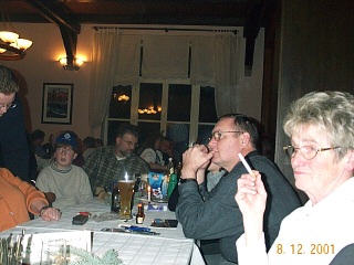 Weihnachtsfeier RV92 Schweinfurt 2001
