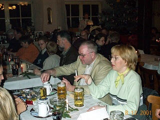 Weihnachtsfeier RV92 Schweinfurt 2001